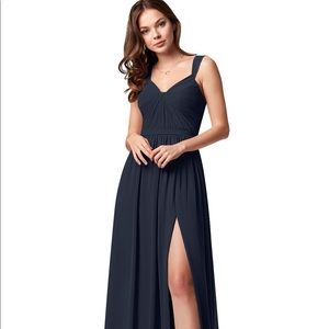 Azazie Evie Navy Size 12